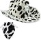 4E’s Novelty Cow Print Cowboy Hat with Bandana for Men & Women - Velvet Feel Black and White Cowgirl Hat for Cow Themed Party Decorations & Cosplay